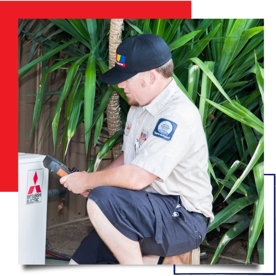 hvac worker in uniform