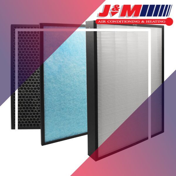 Three air filters used for AC units