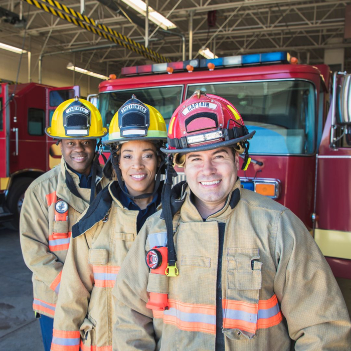 group of firefighters
