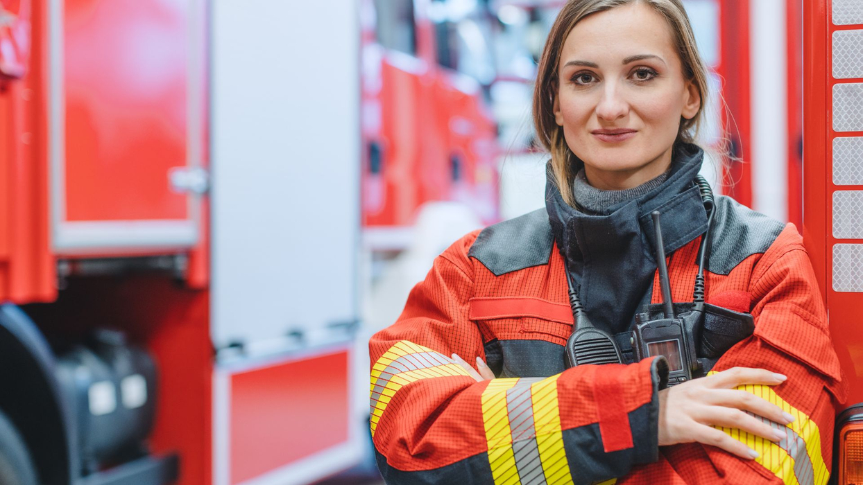female firefighter