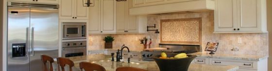 tan countertops in a kitchen