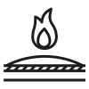 a heat resistant material icon