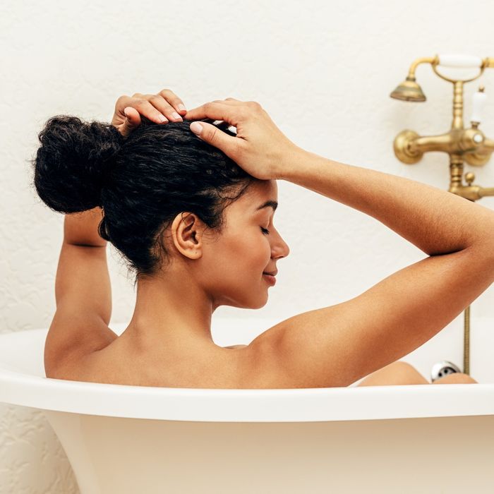 woman in bath
