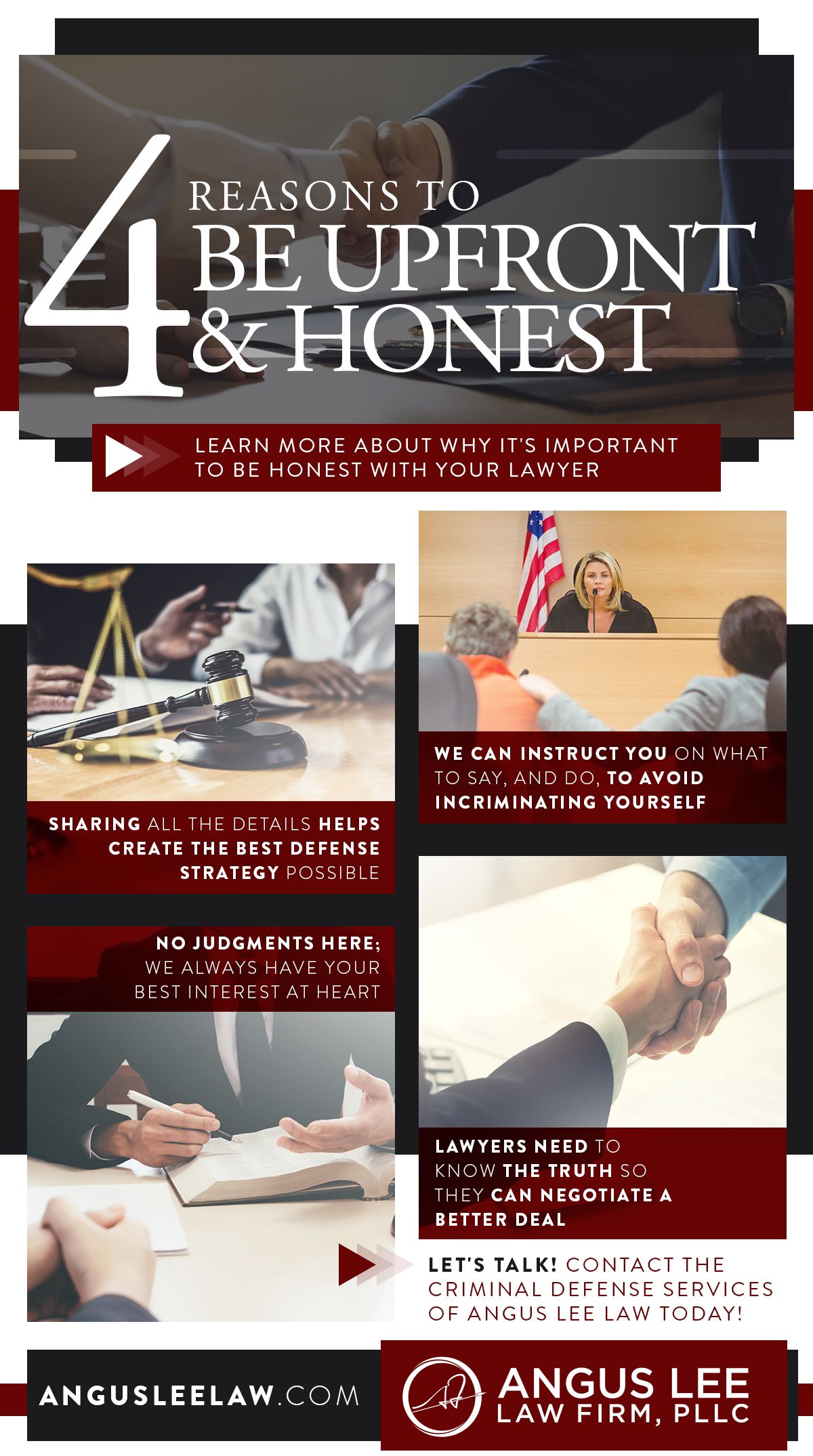 Four Reasons to Be Honest And Upfront With Your Lawyer - Infographic 1.jpg