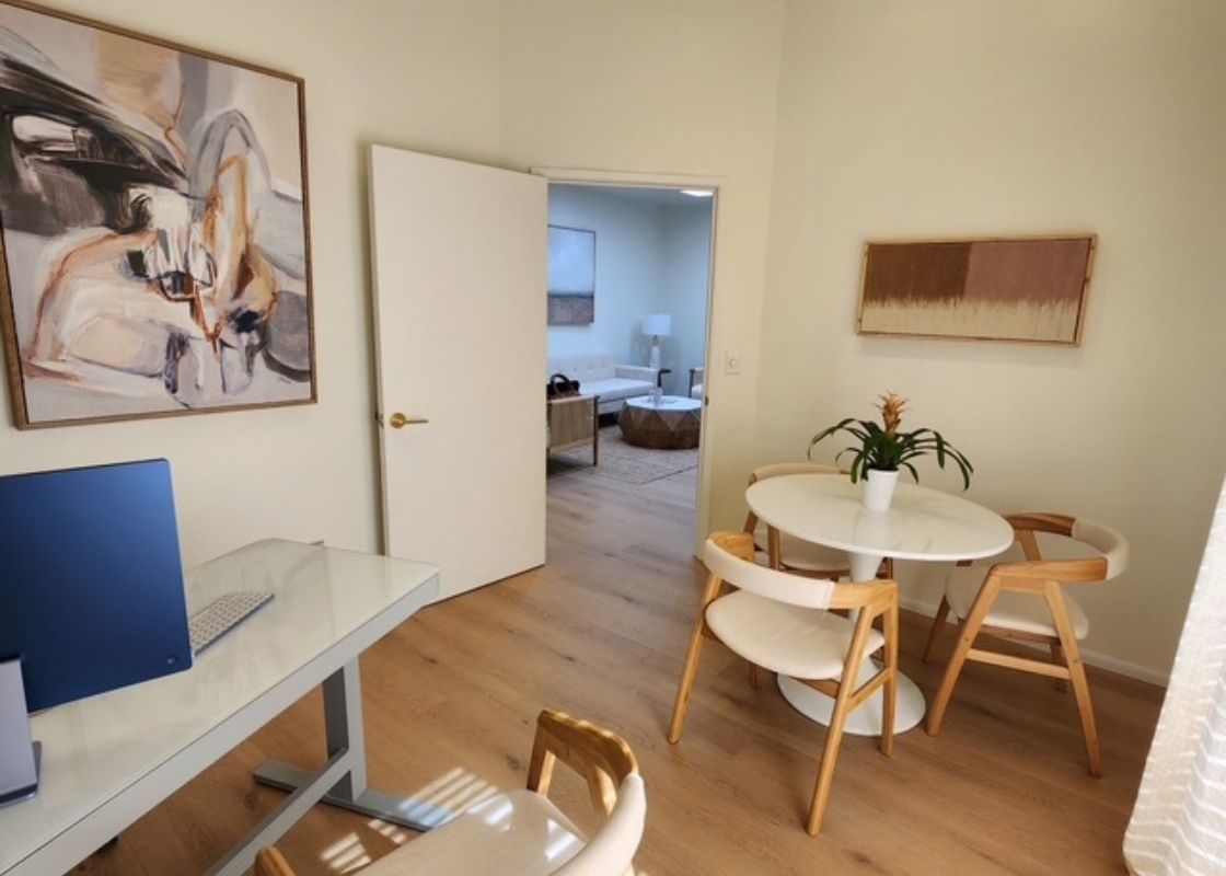 welcoming consultation space