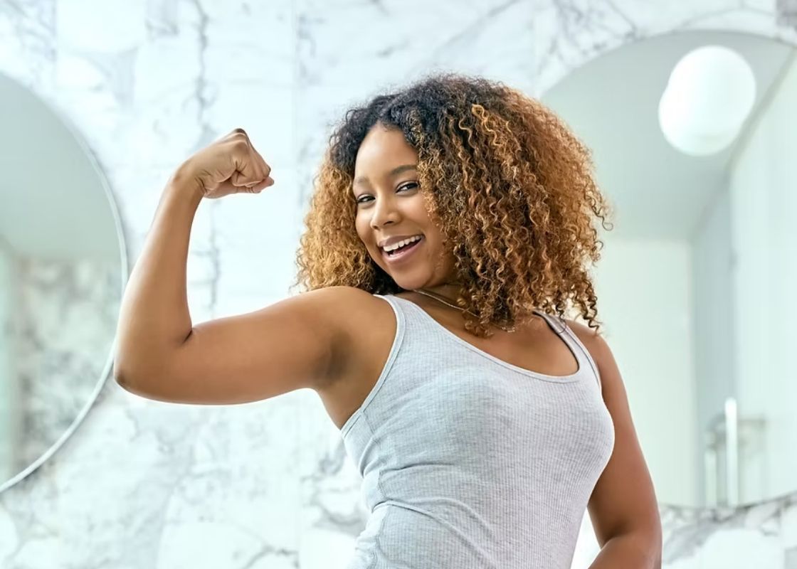 strong confident woman