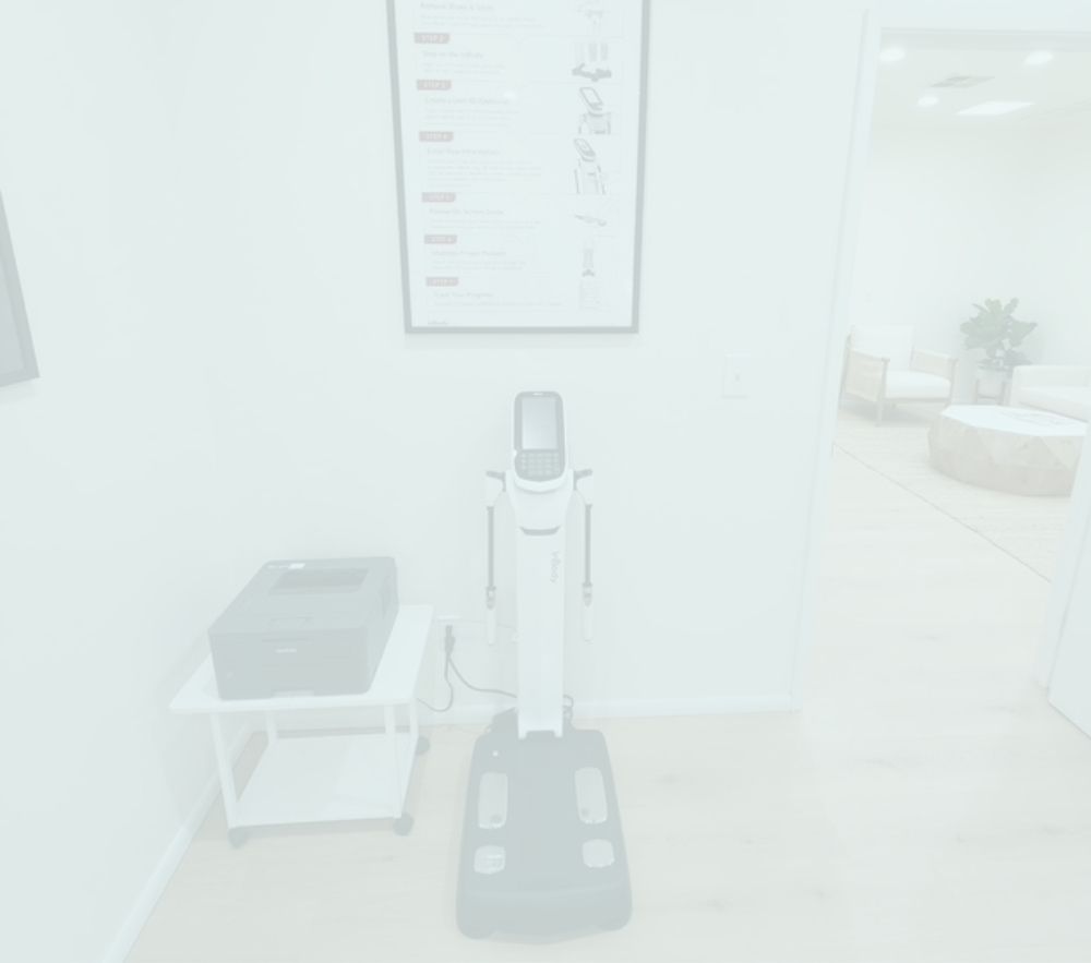 Complete an InBody Scan and medical review to get a personalized weight loss plan. 2. Analyze