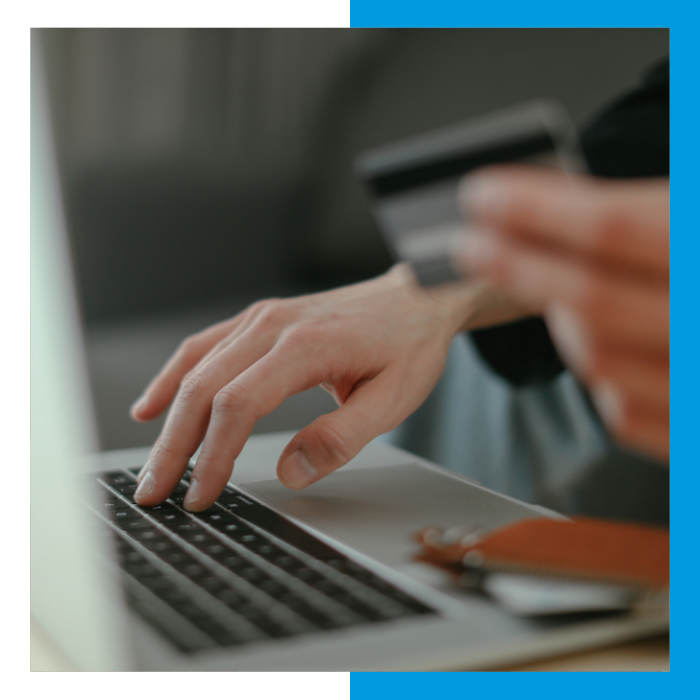 buying something online with credit card