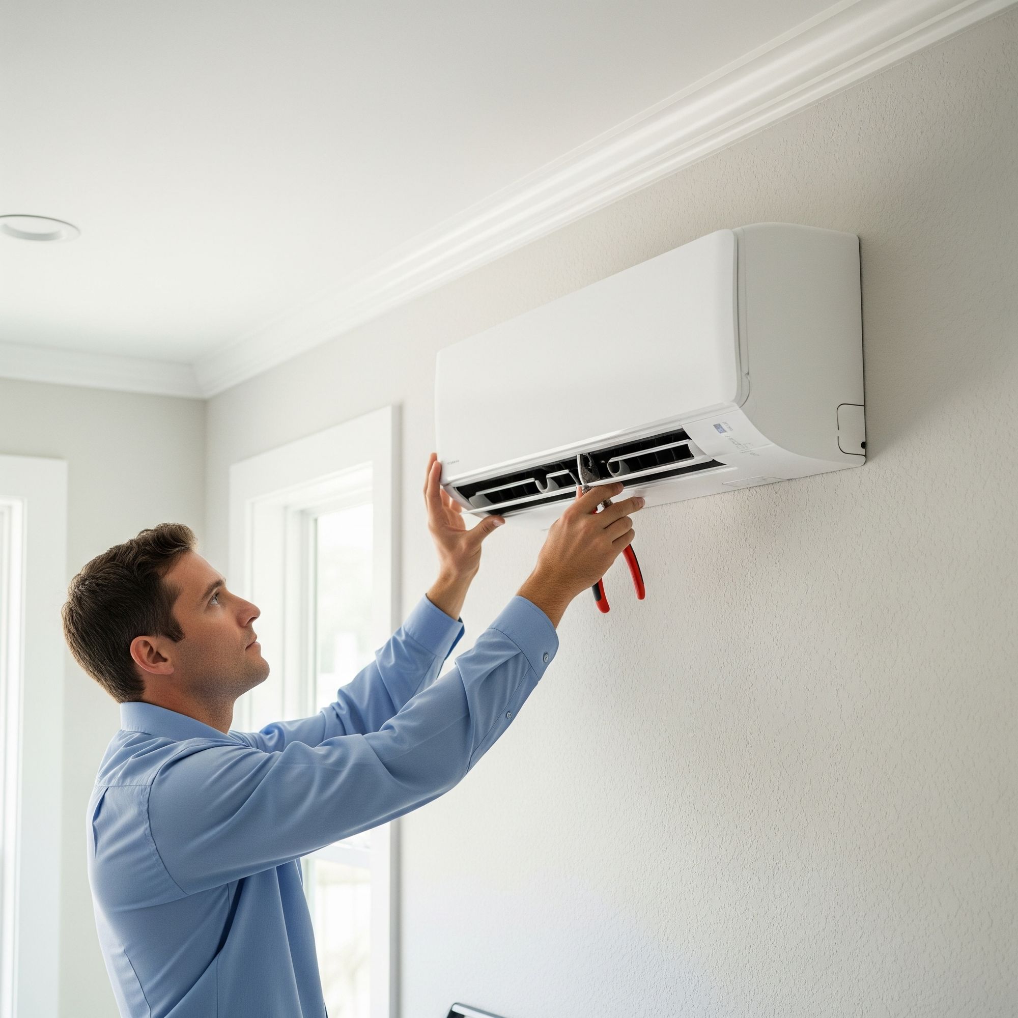 Man installing a mini split unit.jpeg