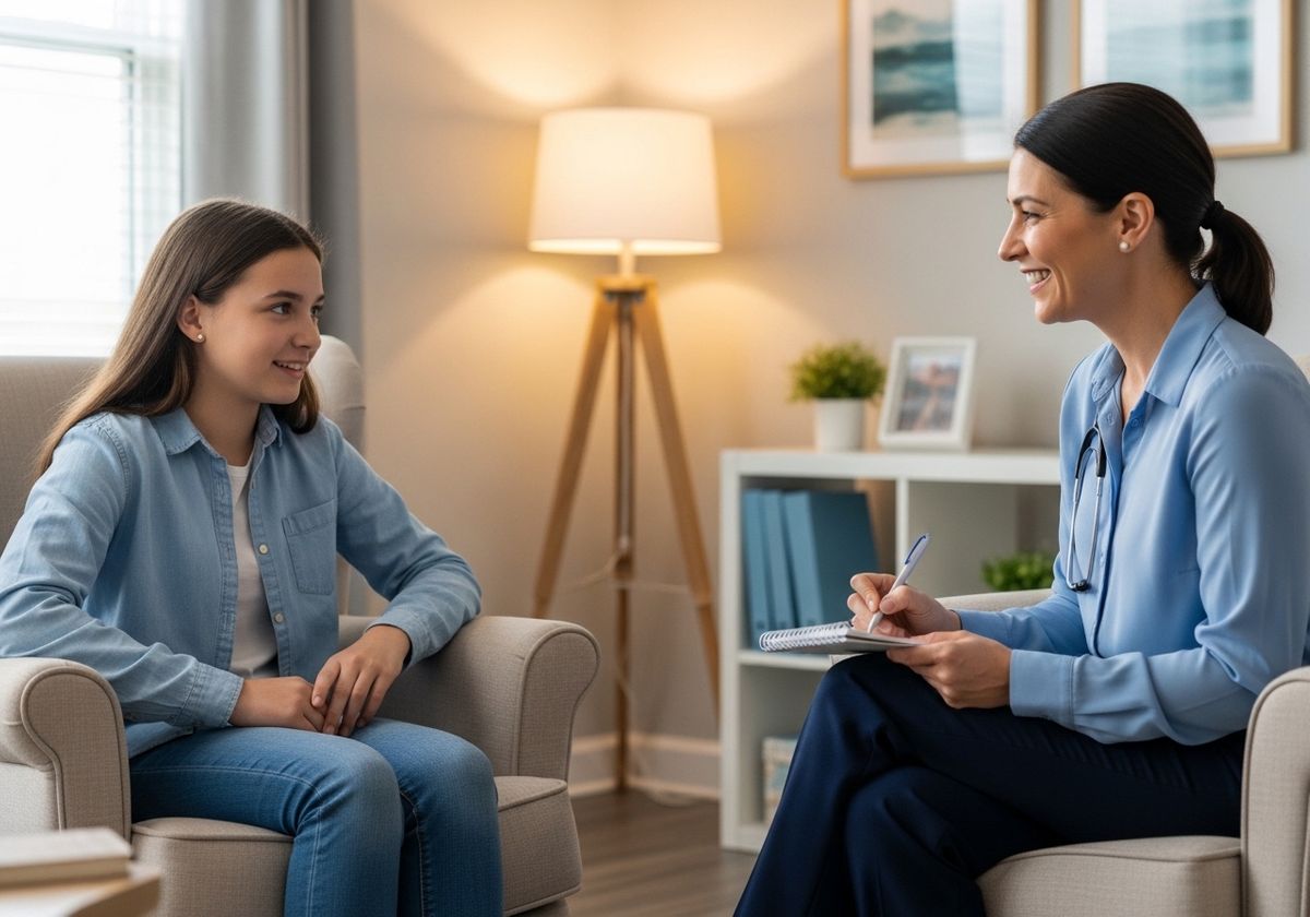 Teen Girl in Therapy Session