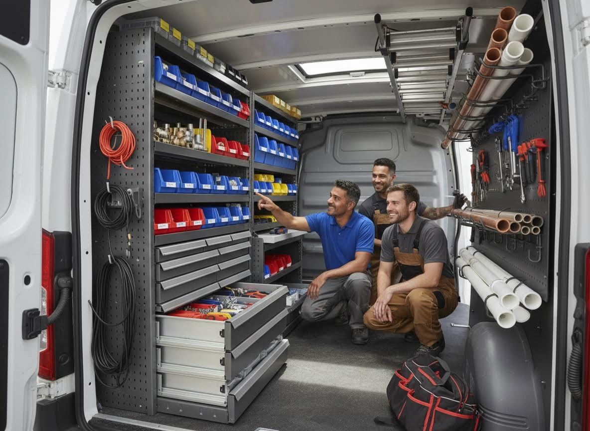 Service Professionals in Organized Work Van