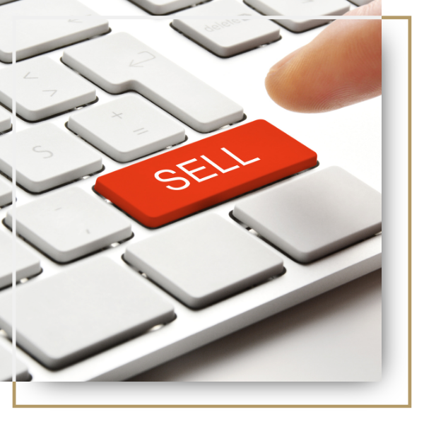 Red keyboard sell button type key.