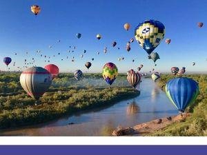 Balloon festival in New Mexico