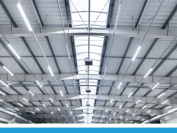 commercial LED lighting in a warehouse commercial LED lighting in a warehouse