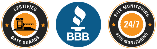 Certified gate guards, BBB Site Monitoring 