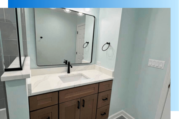 remodeled bathroom
