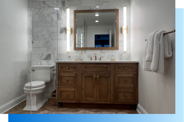 renovated bathroom