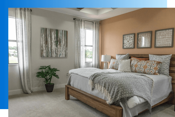 remodeled master bedroom