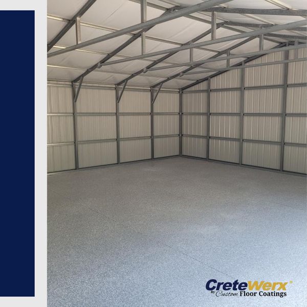 Warehouse with a new floor