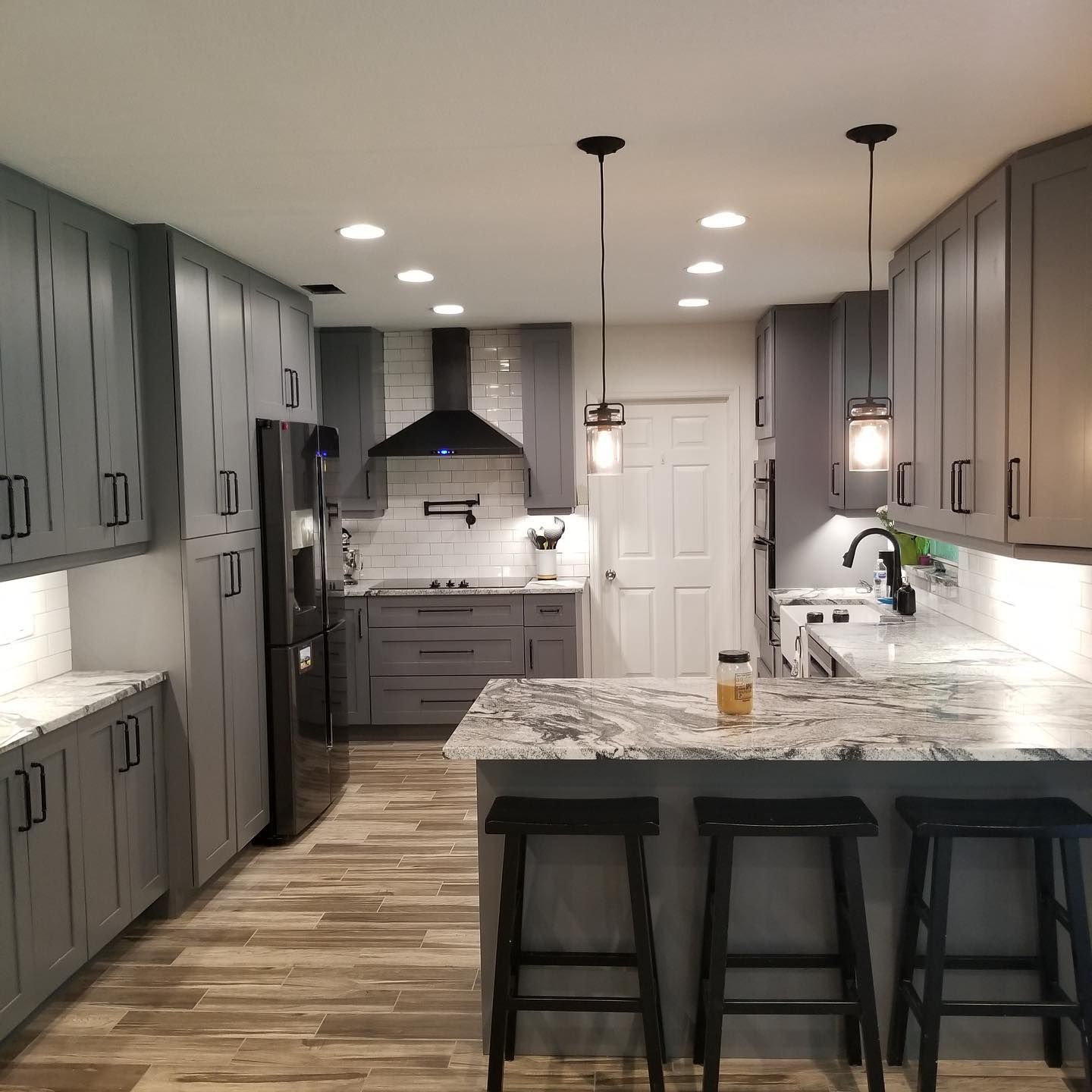 kitchen with gray cabinets kitchen with gray cabinets