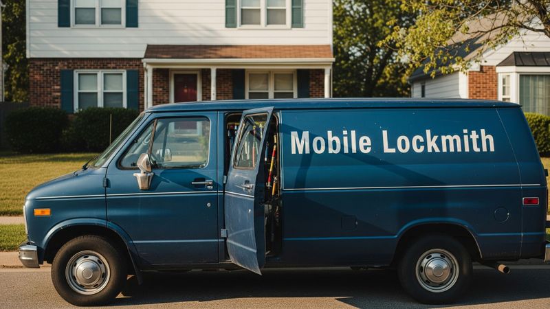 A professional mobile locksmith van from Keyman Locksmith 