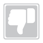thumbs down icon