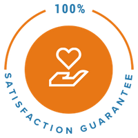 100% Satisfaction Guarantee trust badge
