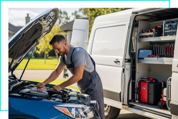 mobile car mechanic. 