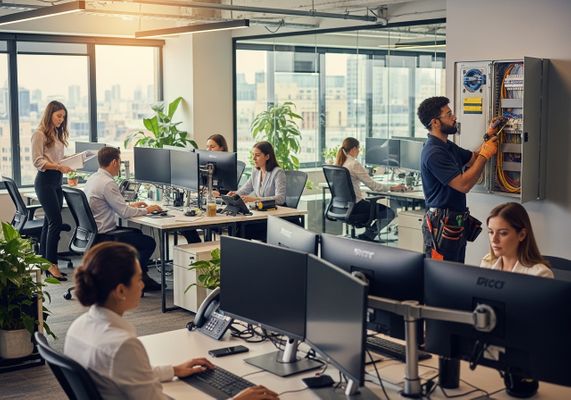 Modern Office Electrical Maintenance