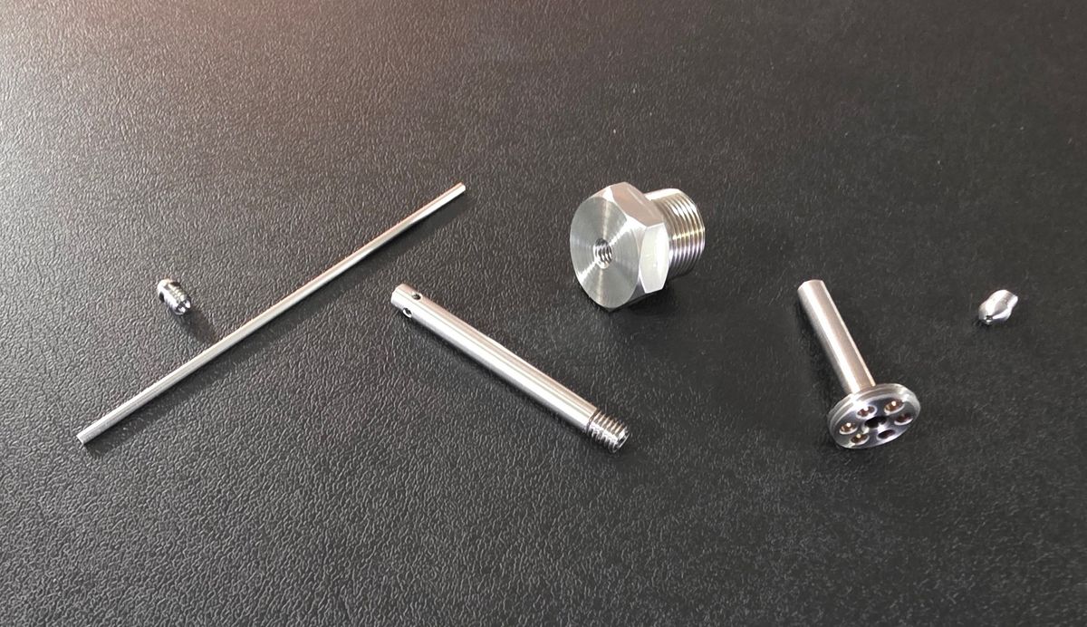 Reverse Engineered Filler Nozzle Assembly Cluster of Parts 2.jpeg