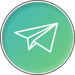 paper airplane/message icon