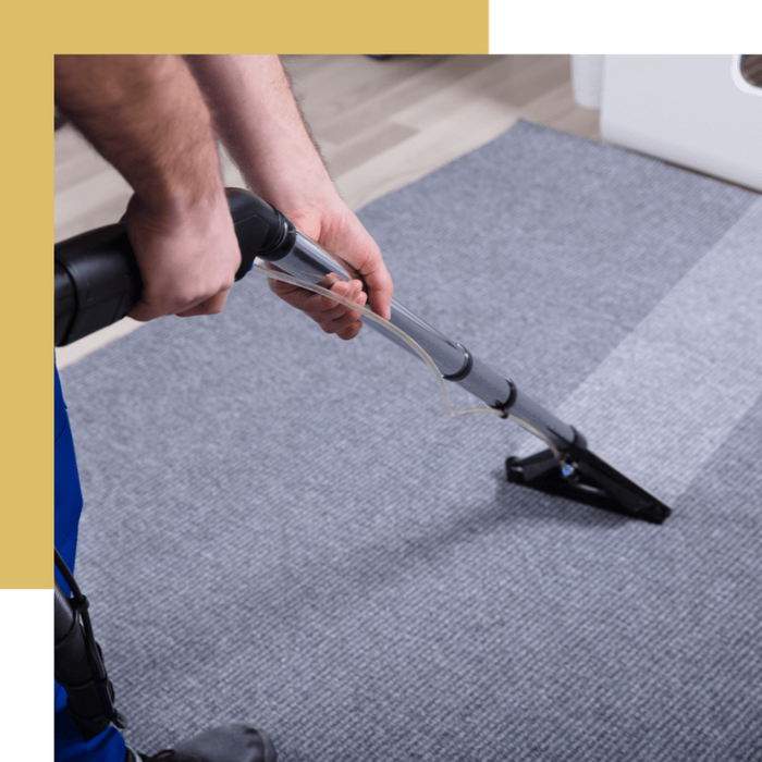 man cleaning a rug man cleaning a rug