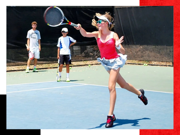 young tennis player