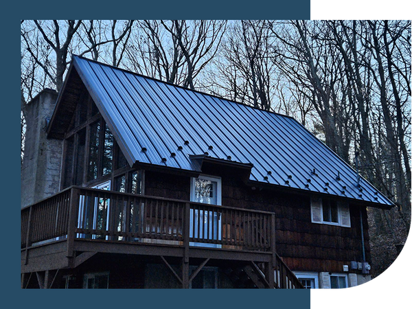 image of a metal roof