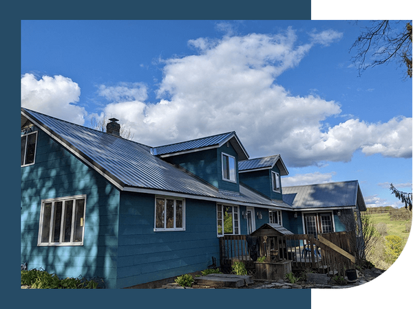 image of a metal roof