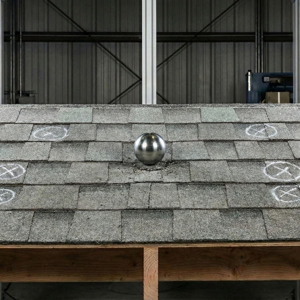 the UL 2218 impact resistance test with steel balls