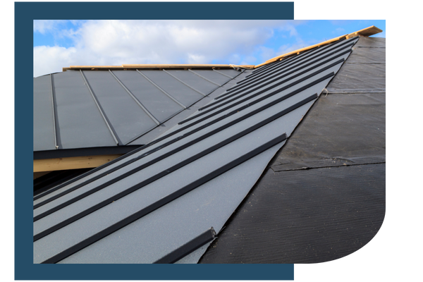 Clean metal roof