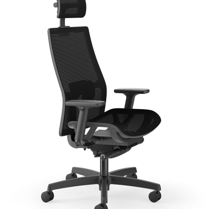 side view of the support of a popular ergonomic office chair Hon Ignition 2.0 All Mesh Chair Boosting Employee Comfort_ Top Commercial Office Chairs from Kerr Albert 3.jpg