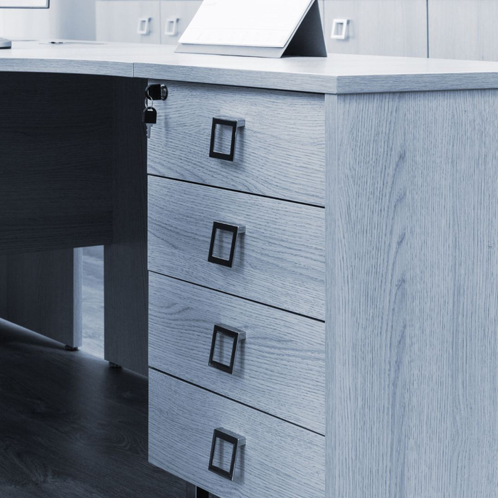 a desk pedestal of drawers