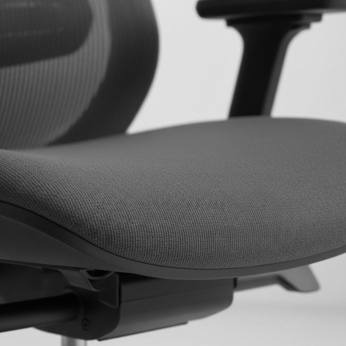 close up of chair seat