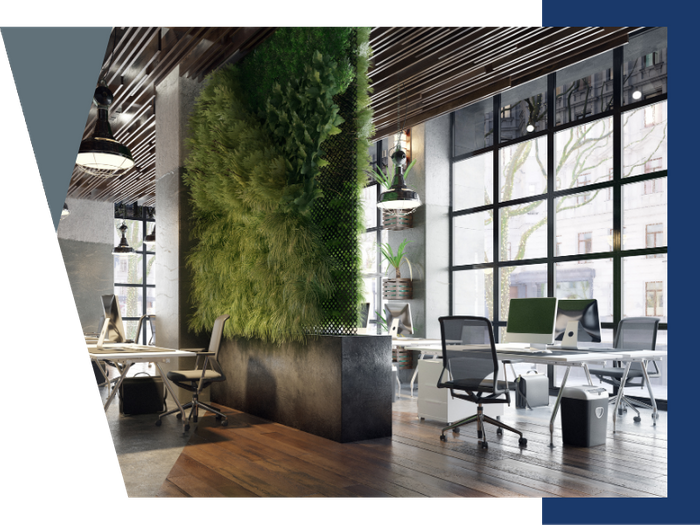 modern office with nice furniture modern office with nice furniture