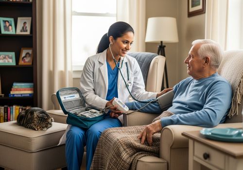 Capturing the essence of home-based professional nursing care.