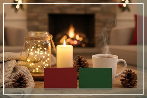 gift cards on table with coffee cup