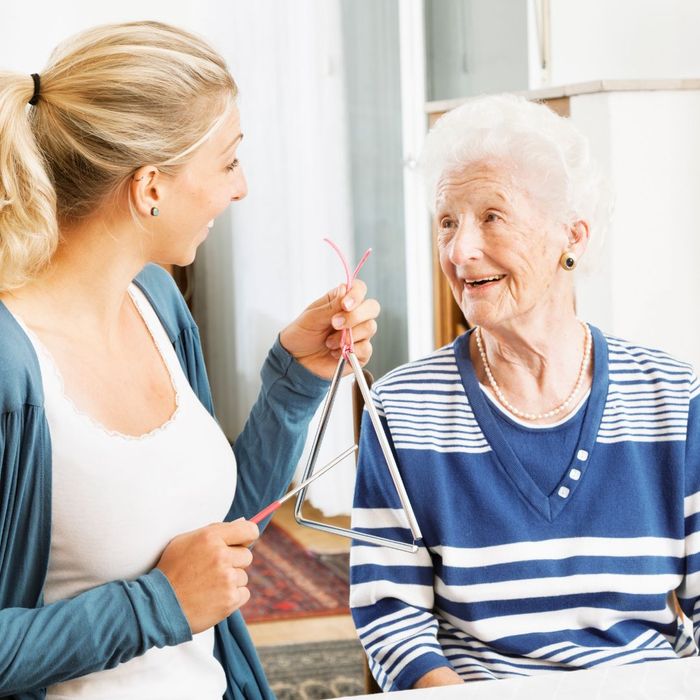 senior woman in therapy session