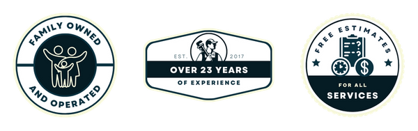 Family owned & operated | EST 2017 - Over 23 Years of Experience | Free Estimates for all services