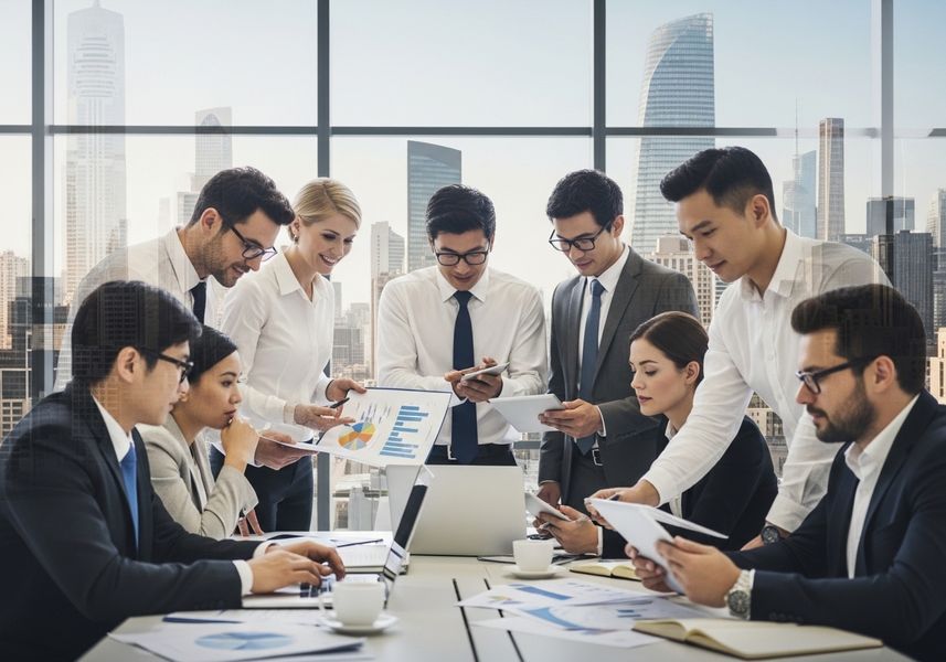 Diverse Business Team Meeting