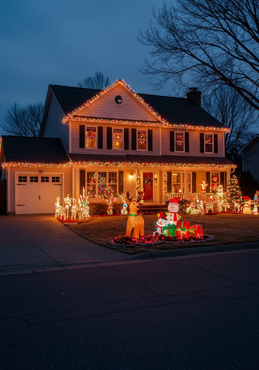 Christmas Light Installation