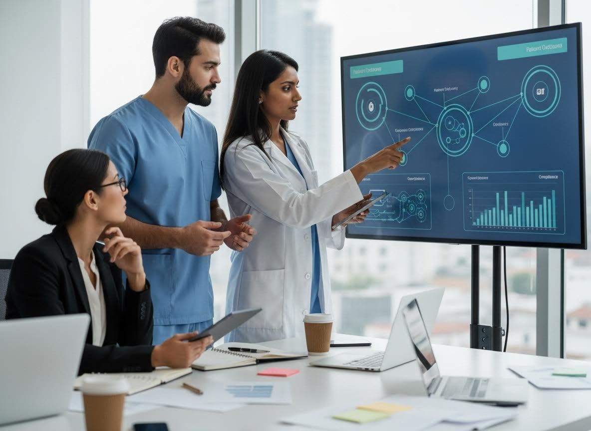 Healthcare Team Analyzing Data
