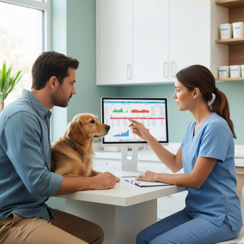 looking at blood work results