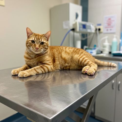 calm and content cat